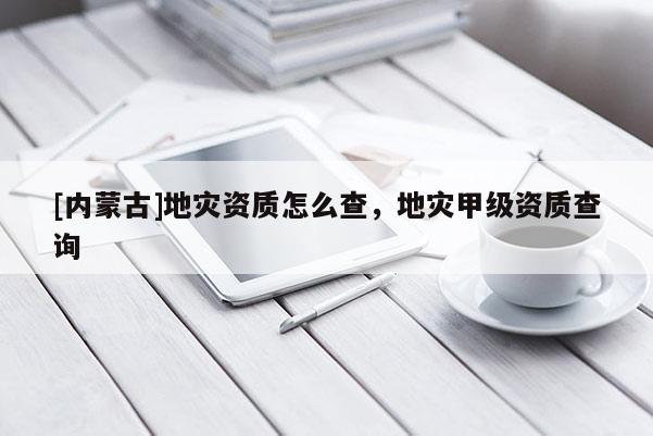 [內(nèi)蒙古]地災(zāi)資質(zhì)怎么查，地災(zāi)甲級資質(zhì)查詢